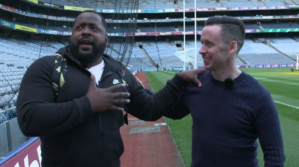 GAA-obsessed US comedian treated to All-Ireland