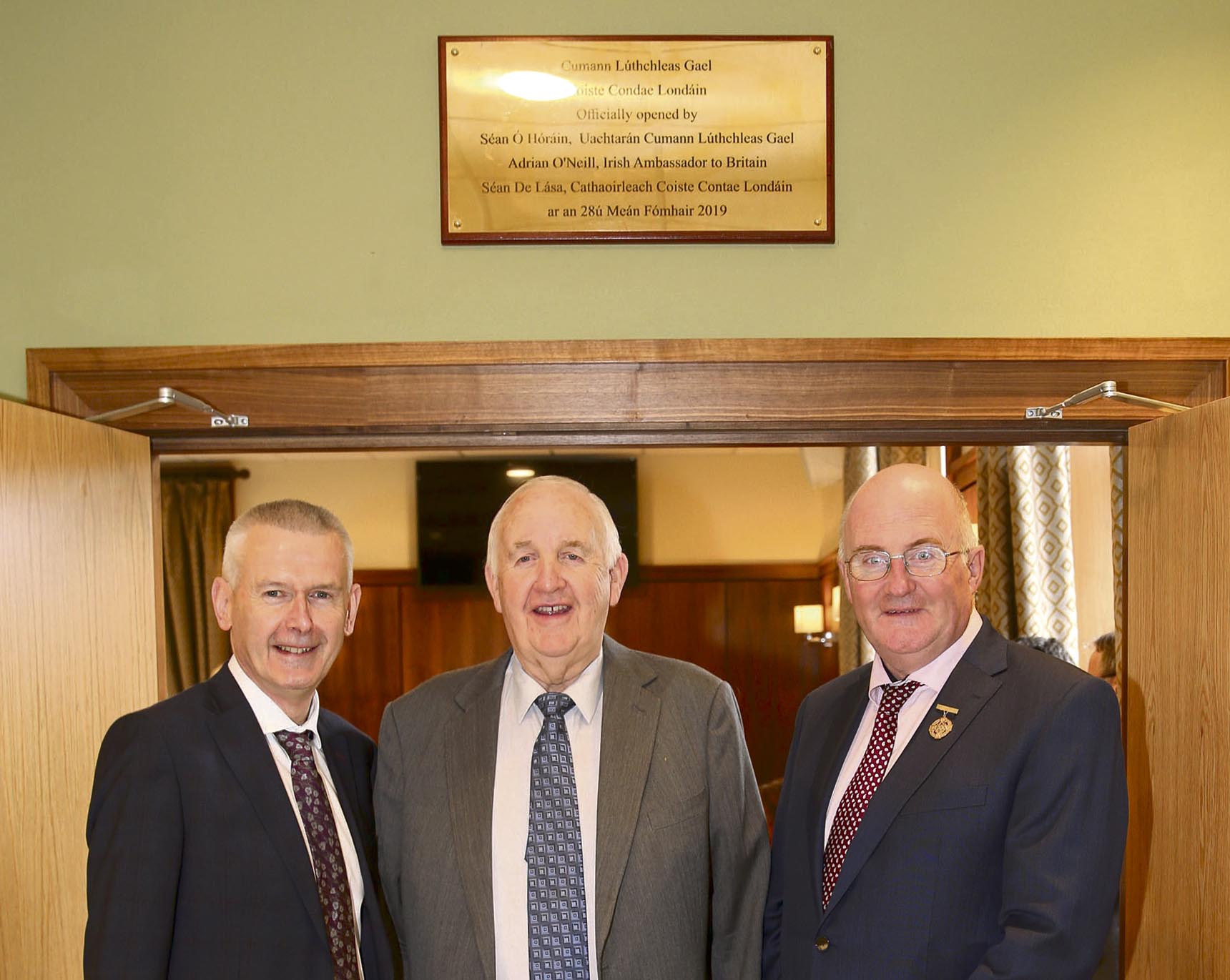 Official opening of refurbished London GAA clubhouse