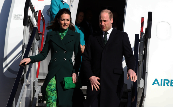 William and Kate arrive in Ireland