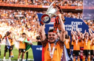 John Egan back in Premier League as Hull win play-off final at Wembley