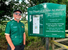 Aidan’s on his bike for Irish culture in Essex