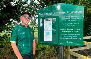 Aidan’s on his bike for Irish culture in Essex